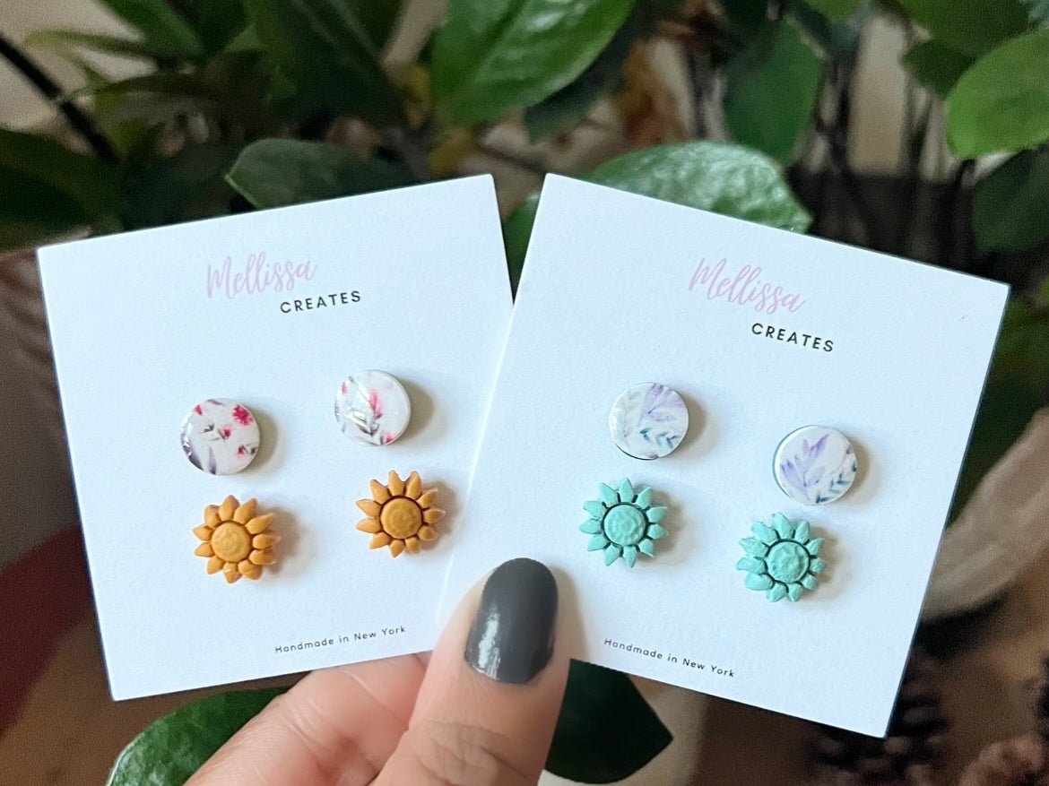 Floral Stud set