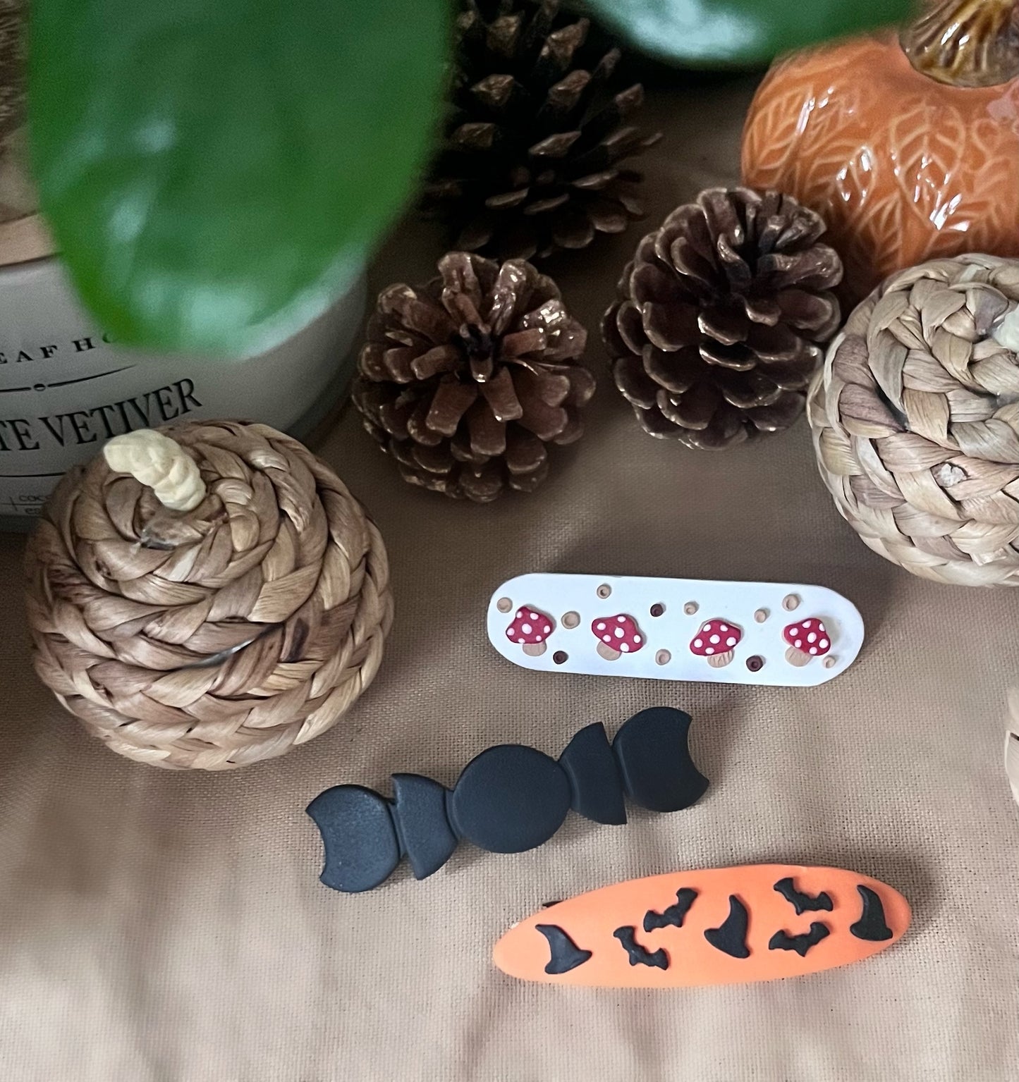 Handmade hair clips