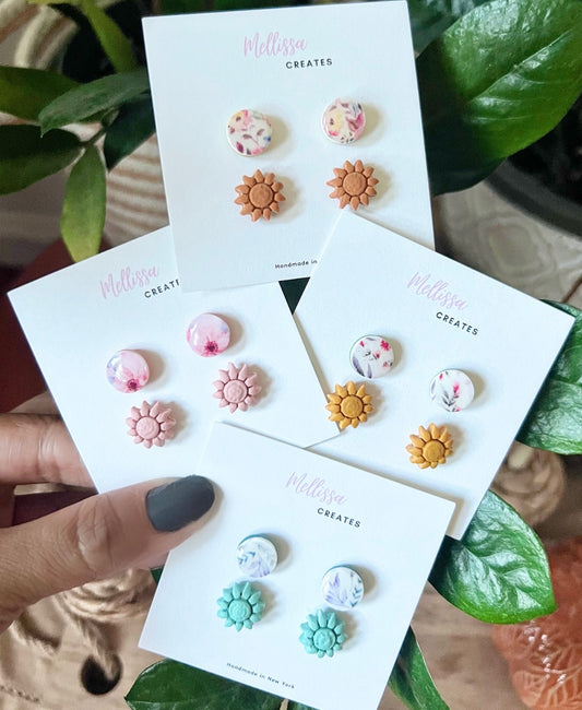 Floral Stud set