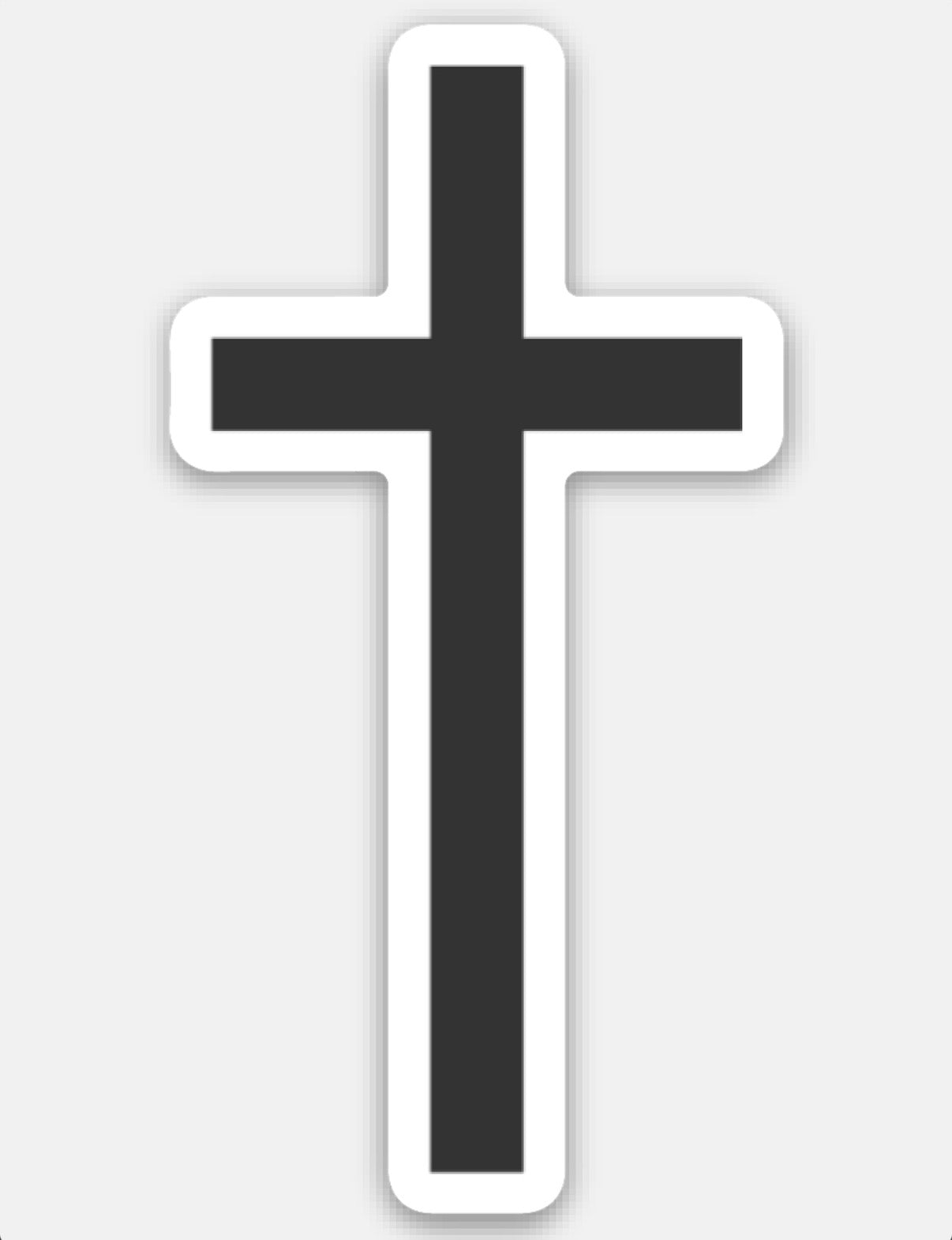 Cross Sticker