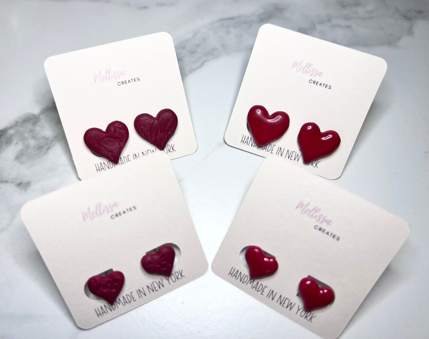 Love heart earrings